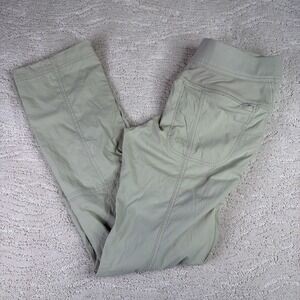 Women's Athleta Size 4 Trekkie Hiking Pant Tan Outdoor Travel
